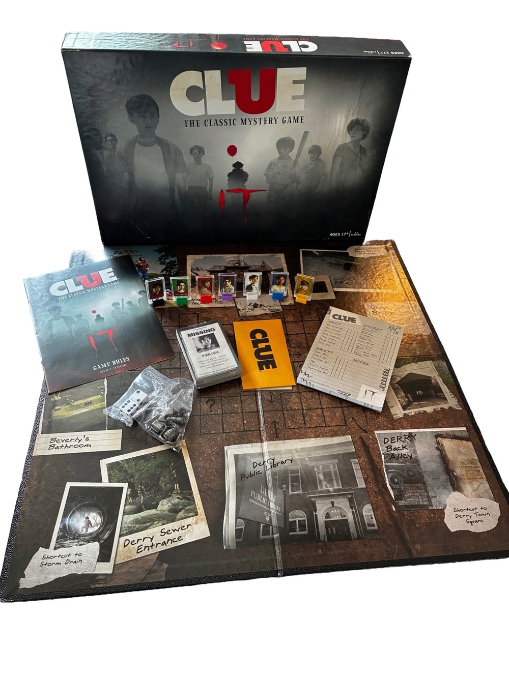Clue IT Edition Mystery Board Game – Black and Red